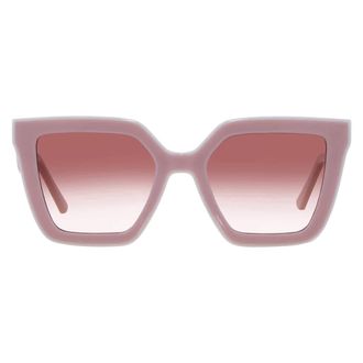 Longchamp Pink Gradient Irregular Ladies Sunglasses LO792S 610 53
