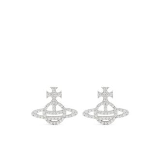 Vivienne Westwood Calliope Embellished Orb-plaque Earrings