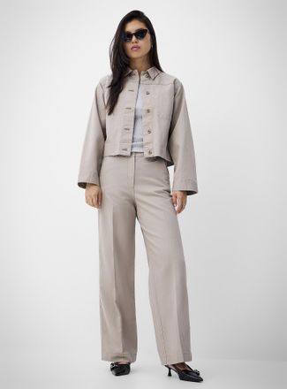 Jack & Jones Womens Katy wide-leg chino pant