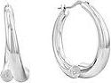 Calvin Klein Pendientes de aro de acero inoxidable