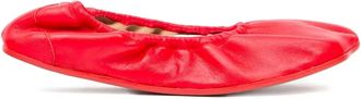 Maison Margiela Ballerine con arricciatura - Rosso