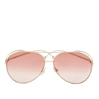 Fendi Pre-owned Accessories, female, Pink, Size: ONE SIZE Pre-owned Ff0286/S Aviator Sunglasses