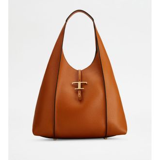 Tod's T Timeless Hobo Bag in Leather Large