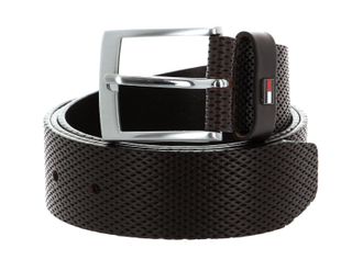 Tommy Hilfiger Men Adan 3.5 Texture Belt Leather, Brown (Testa Di Moro), 90