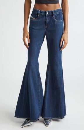 Diesel 1970 D-Bleess Flare Leg Jeans in Denim at Nordstrom, Size 24