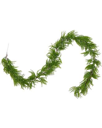 Nearly Natural 6Ft Artificial Real Touch Cedar Garland