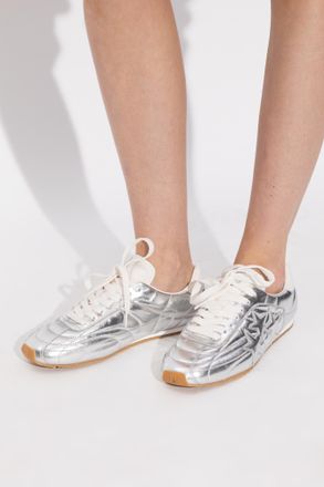 Amiri Pacific Football Slim Sports Shoes, Womens, Silver