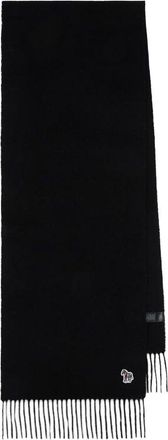 Paul Smith 180X30CM ZEBRA SCARF Size: OS, colour: BLACK