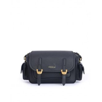 Coccinelle Tassen, Dames, Zwart, ONE Size, Leer, Campus Small