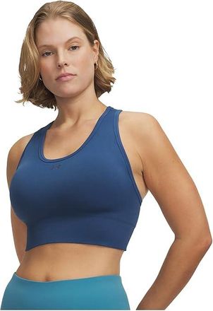 Under Armour Vanish Seamless Mid Impact Sports Bra Womens Bra Wham Blue/Midnight Navy : LG (US 12-14), Polyester
