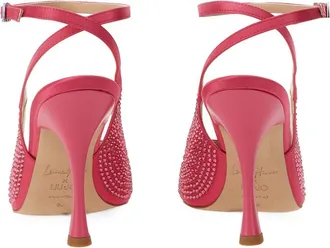Liu Jo Satin Slingback Heel - Pink