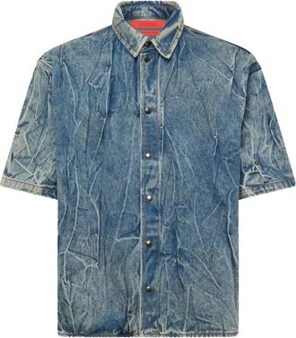 Kusikohc Camicia denim - Blu