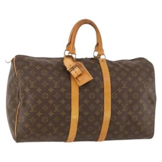 Louis Vuitton Pre-owned Weekend Bags, female, Brown, Size: ONE SIZE Pre-owned Boston Bag