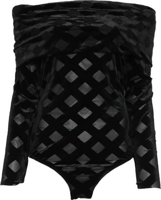 Alessandro Legora Body con spalle scoperte - Nero