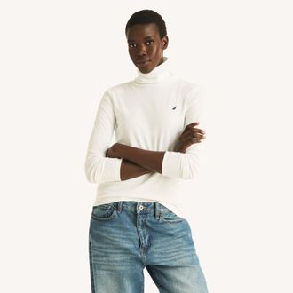 Nautica Womens Turtleneck Sweater
