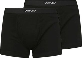 Tom Ford Slip con banda logo - Nero