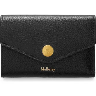 Mulberry Folded Multi-Card Wallet in Black at Nordstrom
