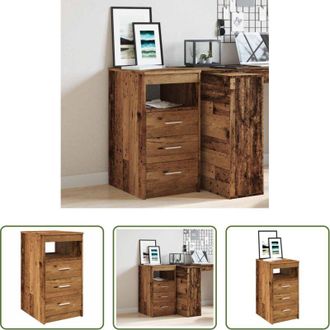 vidaXL Cassettiera antica - Cassettiera Legno Antico 40x50x76 cm in Truciolato