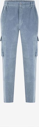 04651/ Cargohose aus Baumwollstretch-Cordsamt