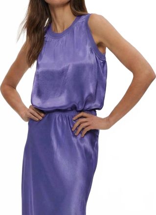 Michael Stars Shay Satin Tank In Moonlit