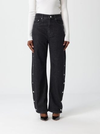 Sportmax Jeans baggy Sportmax in denim di cotone con bottoni