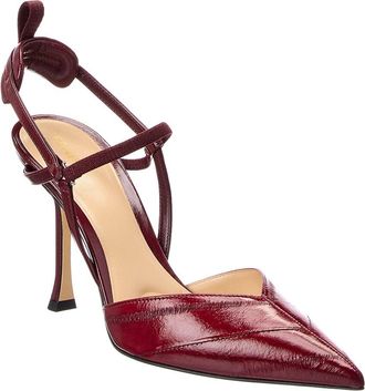 Fendi Fendi Very Colibr&igrave; Leather Slingback Pump