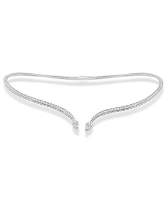 Sabrina Designs 14K 2.22 Ct. Tw. Diamond Open Choker Wrap Necklace
