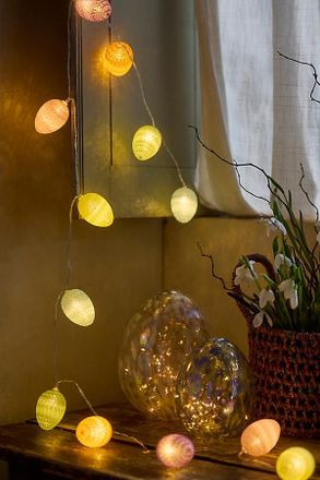 Terrain Crochet Egg String Lights