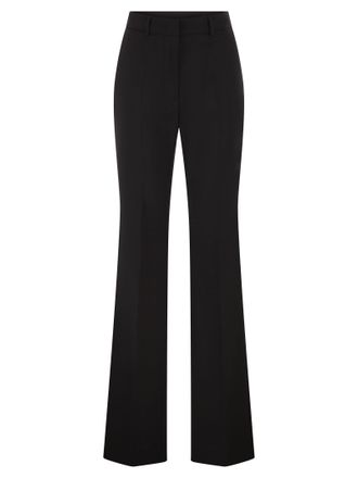 Sportmax Sportmax hangar pure wol wijd uitlopende broek