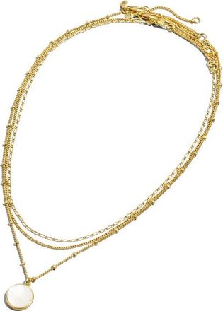Madewell Set of 3 Necklaces in Vintage Gold at Nordstrom