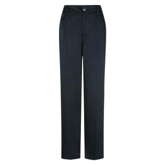 Dante6 Summit 5-pocket satijnen broek in Midnight Green - Dames - Broeken - Groen - Maat: XL Satijn