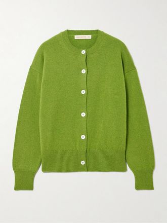 &Daughter Cardigan In Lana - Verde