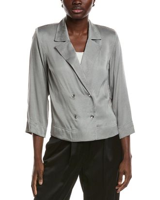 Ganni Ganni Washed Satin Shirt