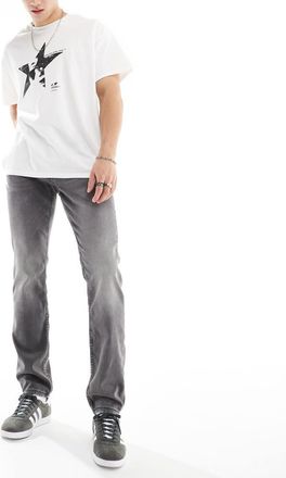 Only & Sons slim fit stretch jeans in gray