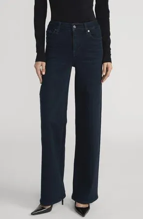 Frame Denim Le Slim Palazzo High Waist Wide Leg Jeans in Century at Nordstrom Rack, Size 33
