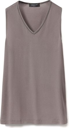 Fabiana Filippi Canotta sablé - Grigio