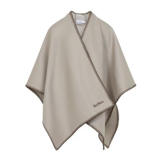 Max Mara Capes, female, Beige, Size: ONE SIZE Colomba Cape Cintura