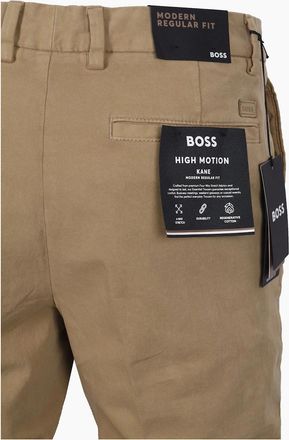 HUGO BOSS Mens Boss Black H KANE TROUSERS DARK BEIGE - Cream - Size: 32