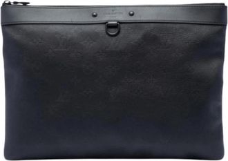 Louis Vuitton Pre-owned Discovery Pochette - Dames - Vintage Clutch - Zwart - ONE Size - Leer - Vintage