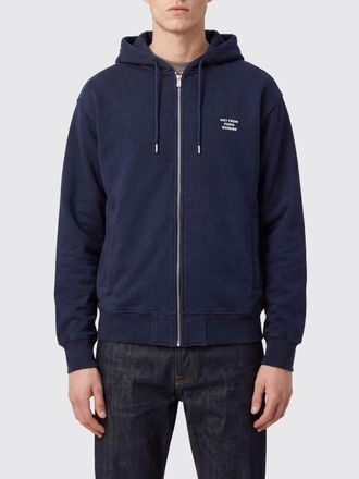 Dr&ocirc;le de Monsieur Dr&ocirc;le de Monsieur Cotton Zip-Up Hoodie with Embroidered Logo