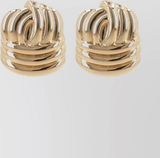 Self Portrait knot earrings