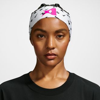 Nike Unisex Aja Wilson Basketball Dri-FIT Fury Classic Headband in White | N1015072-160
