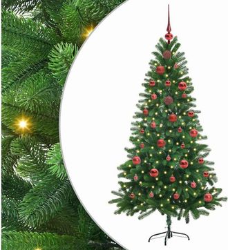 vidaXL Árbol de Navidad con 150 LED con soporte Verde 150 cm PE vidaXL