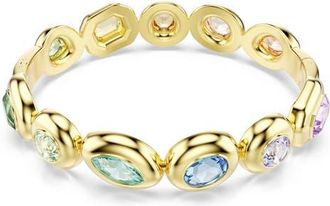 Swarovski Gema Crystal Bangle Bracelet in Gold/Multi at Nordstrom, Size Medium