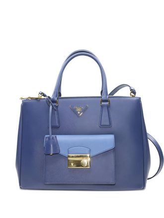 Prada Borsa tote Lux Galleria - Blu