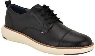 Tommy Hilfiger Fader Faux Leather Cap Toe Derby in Black at Nordstrom Rack, Size 11.5