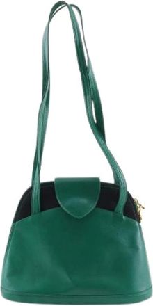 Bally Pre-owned Shoulder Bags, female, Green, Size: ONE SIZE Pre-owned Shoulder Bag