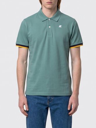 K-Way Polo in cotone basic con mini logo