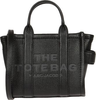 Marc Jacobs Leren Mini Tote Tas - Dames - Schoudertassen - Zwart - ONE Size - Leer - Tassen
