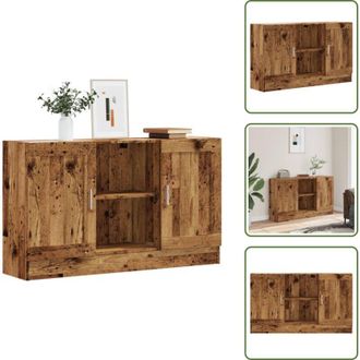 vidaXL Credenza da cucina - vidaXL Credenza Legno Antico 120x30,5x70 cm in Truciolato - Credenza per casa